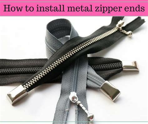 Learn How To Attach Our Metal Zipper Ends On Zippers And Cords Metal