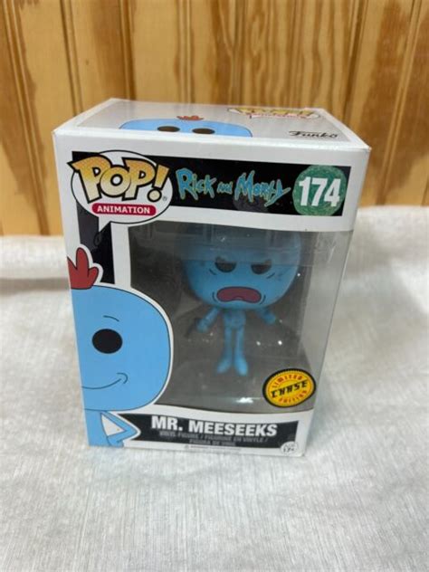 Funko Pop Vinyl Rick And Morty Mr Meeseeks Chase 174 For Sale
