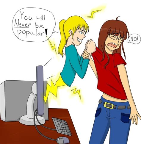 Cartoon Cyberbullying Clip Art Library