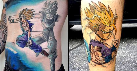 The dragon ball z tattoo took steve butcher 3 days, and approximately 17 hours to complete, pretty impressive. 10 Powerful Gohan Tattoos | Dragon ball tattoo, Z tattoo, Tattoos