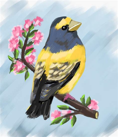 Cute Bird And Spring Season And Flowers On Tree Cute Bird Cute Bird