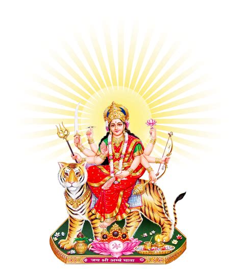 Goddess Durga Maa Png Durga Mata Image Png X Wallpaper