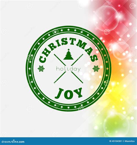 Christmas Joy Background Stock Illustration Illustration Of Message