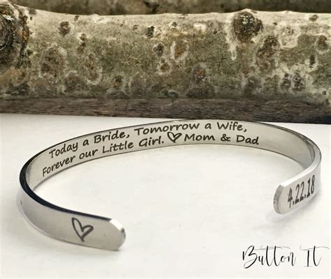 Daughter In Law T Cuff Bracelet Future Daughter In Law Etsy