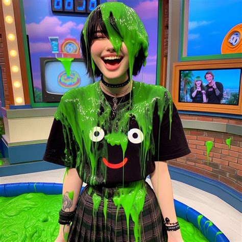 Japanese Girl Gets Slimed On Messy Game Show By Messysexy On Deviantart