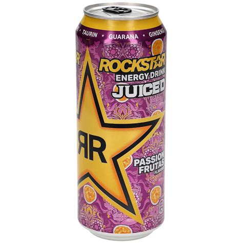 Rockstar Energy Drink Juiced Passion Frutas 500ml Online Kaufen Im World Of Sweets Shop