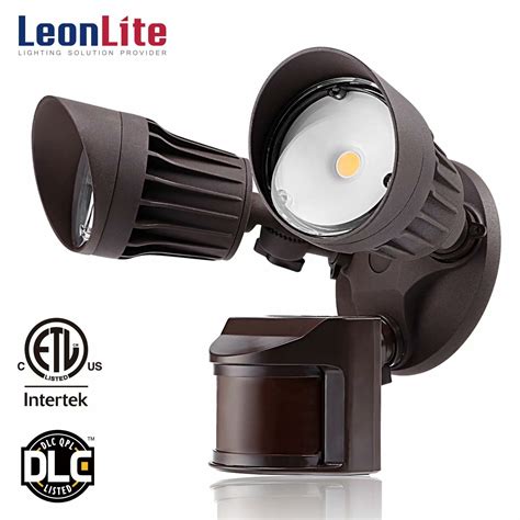 Leonlite 20w Dual Head Motion Activated Led Outdoor Security Light For