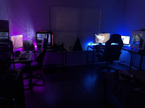 Gaming room ideas for couples. Lucky enough to have a gamer wife had to get a couple's ...