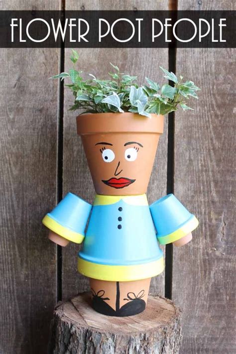 Flower Pot People Create These For Your Garden Angie Holden The
