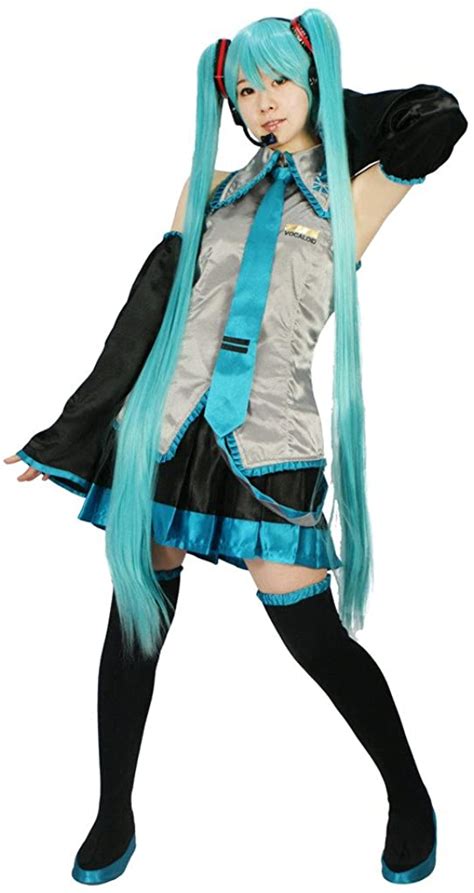 Milica Books Vocaloid Hatsune Miku Cosplay Costume Large Amazonca