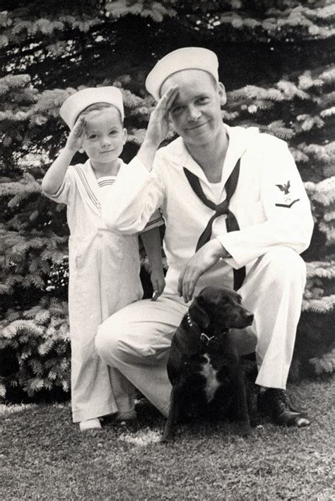 Wwii Us Navy Sailor And Son Historic Image Brenda Everson Shaw
