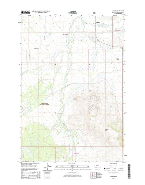 Mytopo Jackson Montana Usgs Quad Topo Map