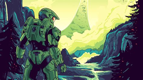 Halo Infinite 4k Artwork Wallpaperhd Games Wallpapers4k Wallpapers