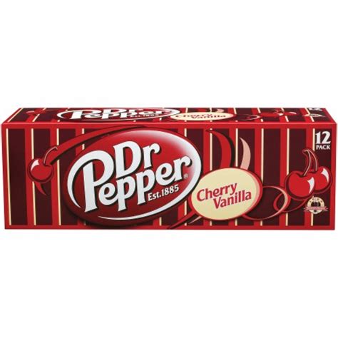Dr Pepper Cherry Vanilla Soda 12 Cans 12 Fl Oz Bakers