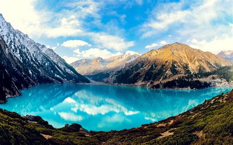Big Almaty Lake Hd Nature 4k Wallpapers Images Backgrounds Photos