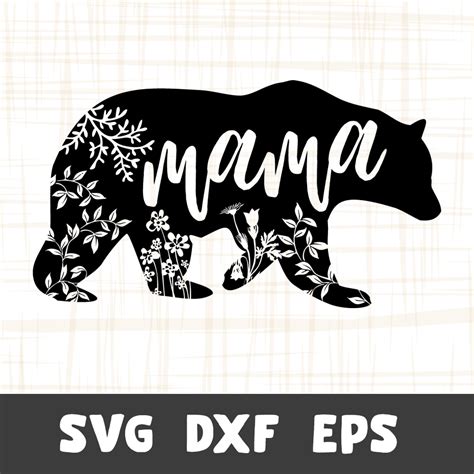 Mama Bear SVG | SVGUNIQUECREATIVE Free SVG