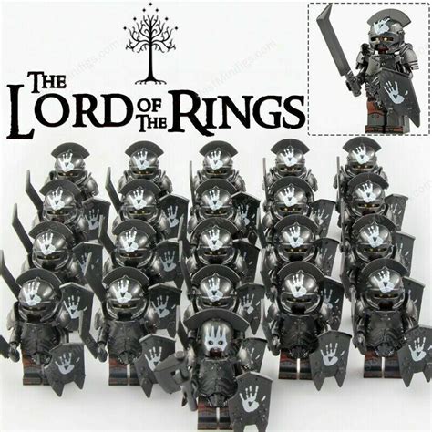 21pcs Uruk Hai Heavy Infantry The Isengard Army Lord Of The Rings Mini