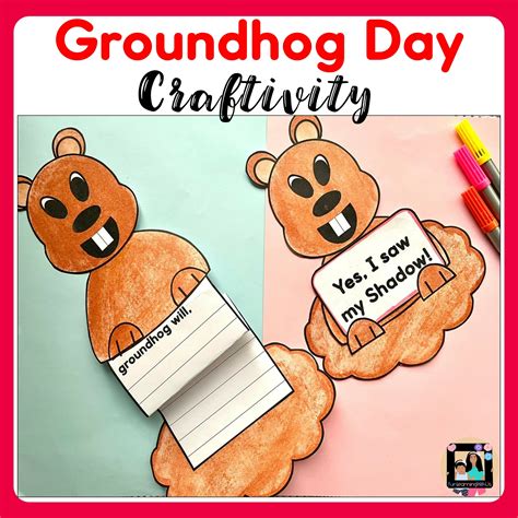 Groundhog Day Craft And Writing Activity Made By Teachers