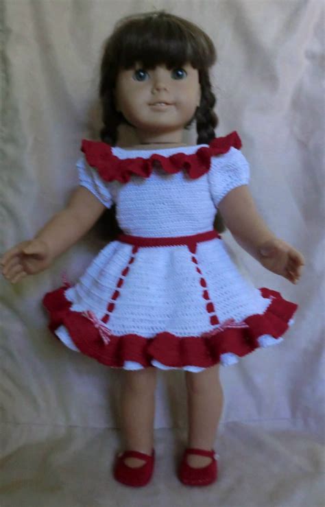 ag 233 square dance outfit crochet pattern for american girl etsy