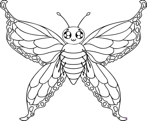 butterflies out Colouring Pages (page 3)