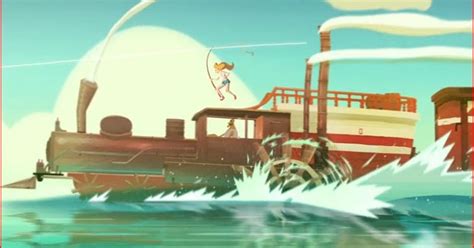 Animated Film Reviews Fishing Train