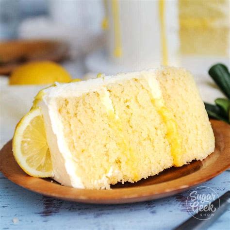 Lemon Cake Recipe From Scratch Video Tutorial Sugar Geek Show