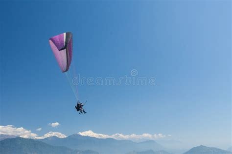 Paragliding Over Pokhara Nepal Editorial Photography Image Of