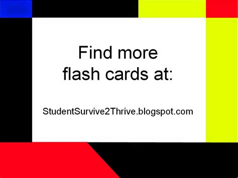 Student Survive 2 Thrive Medical Terminology Flash Cards Prefixes