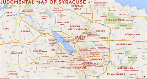 Map Of Syracuse New York Map Of The World