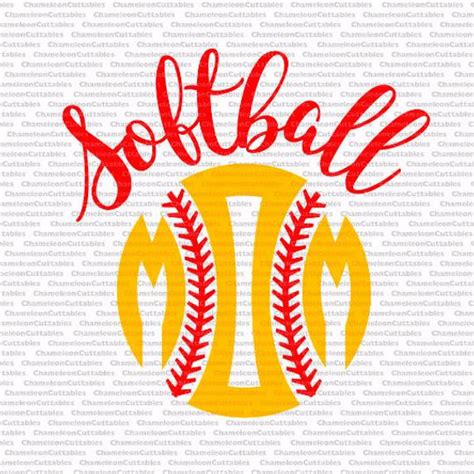 Download softball mom svg cut file sports sport silhouette ball