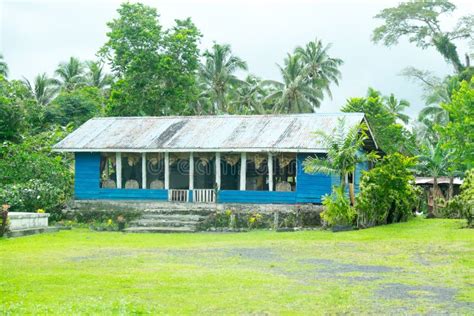 Upolu Island Samoa October 30 2017 Typical Samoan Home Where