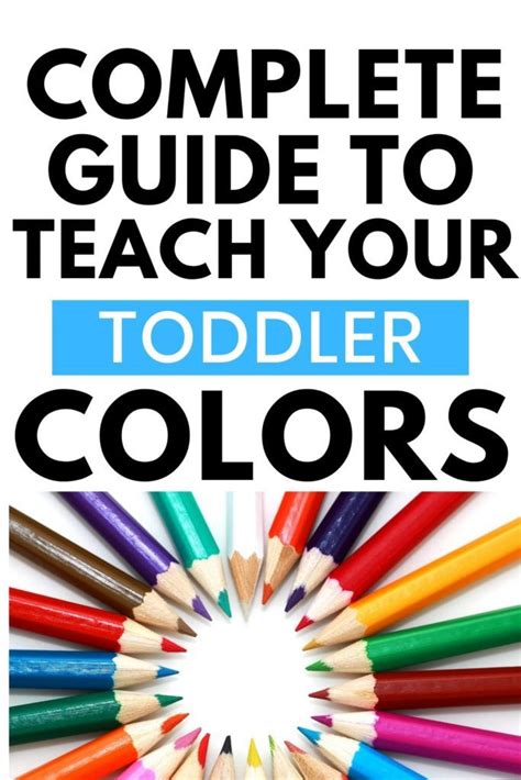 The Complete Guide To Teaching Colors To Toddlers Talk 2 Me Mama