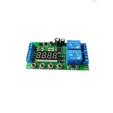 Taidacent 2 Way Delay Time Dual Timer Relay Trigger Pulse Cycle Power