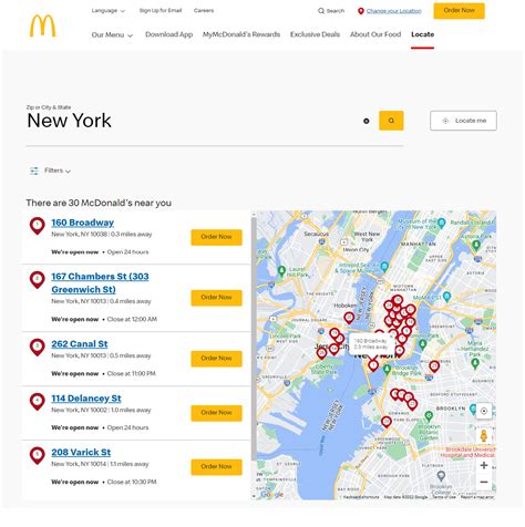 Mcdonalds Near Me Find Mcdonalds Restaurants Location Opening