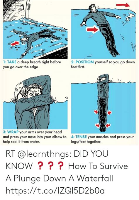 Rt Did You Know How To Survive A Plunge Down A Waterfall