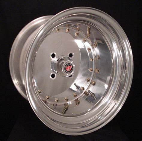 15 Solid 4 Lug 3 Pc Wheel Holeshot Wheels