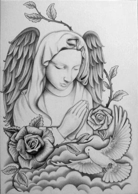 Tattoo Design By Shell31 On Deviantart Angel Tattoo Drawings Angel