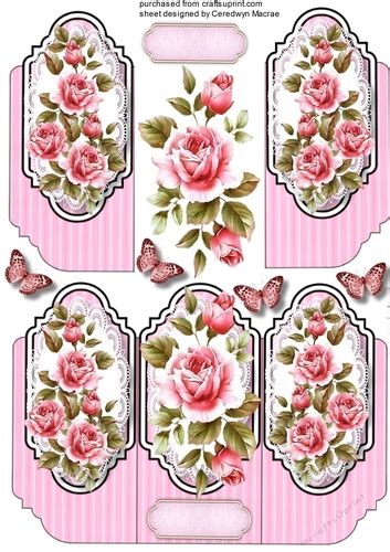 Pink Roses Panel 2 Cup722353 936