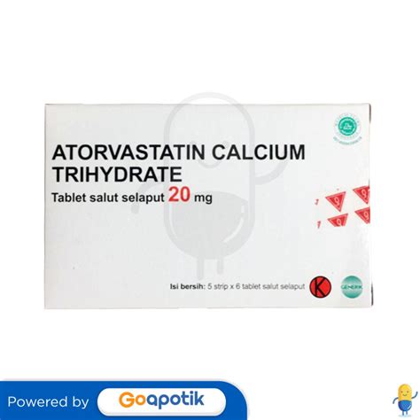 Atorvastatin Ogb Dexa Golongan Obat Kolesterol Goapotik