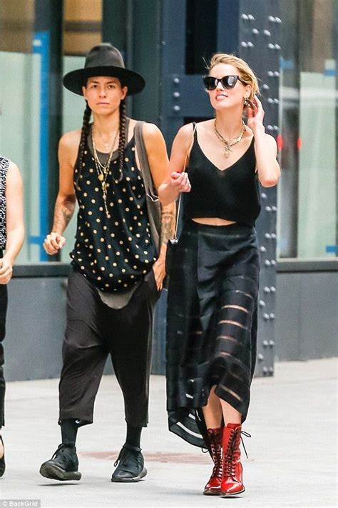 Amber Heard Meets Up With Ex Girlfriend Tasya Van Ree In New York