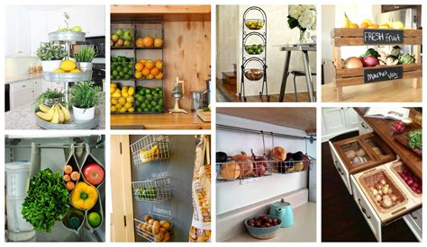 Amazing Fruit And Vegetables Storage Ideas That You Will Find Useful