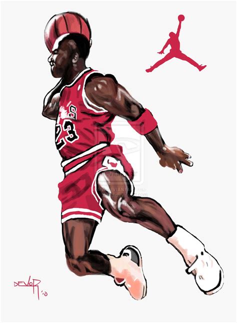 Jordan Michael Clipart Transparent Png Michael Jordan Dunk Drawing