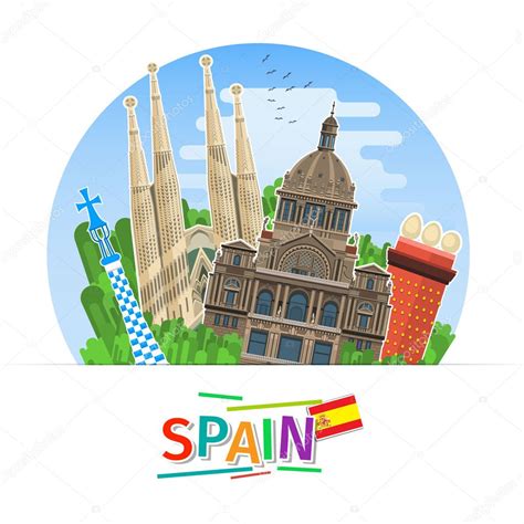 Traveling Or Studying Spanish Stock Illustration By ©vectorstory 126840906