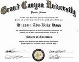 Grand Canyon University Masters Degrees