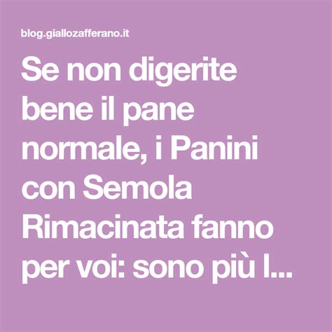 Maybe you would like to learn more about one of these? Panini con Semola Rimacinata | Panini, Pane fatto in casa ...