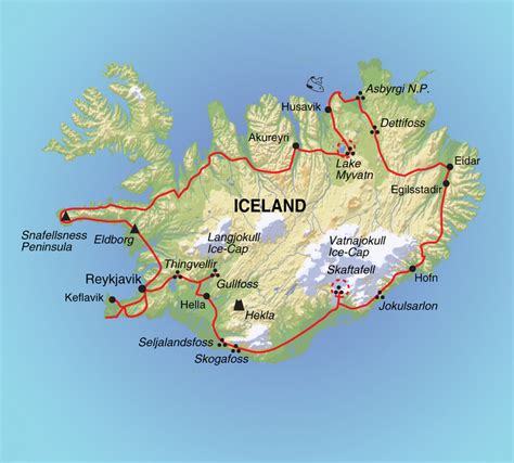 Map Of Iceland Why Is Greenland Icy And Iceland Green