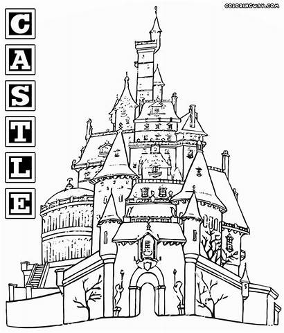 Castle Coloring Pages Colorings Castle7