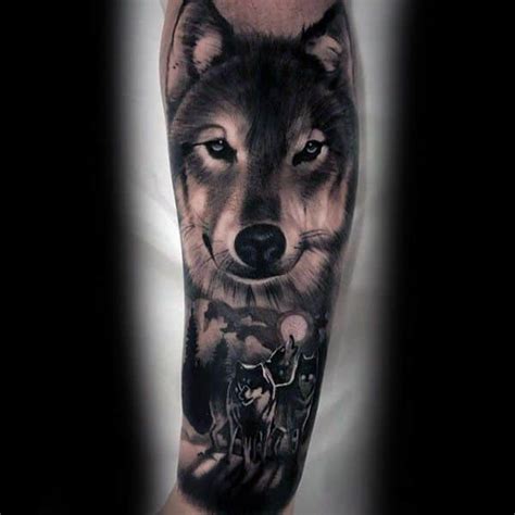 Wolf tattoos are some of the most popular body art designs for men because of their untamed nature and strong associations with family, loyalty, and protection. 60 Sick Wolf Tattoo Designs For Men - Manly Ink Ideas
