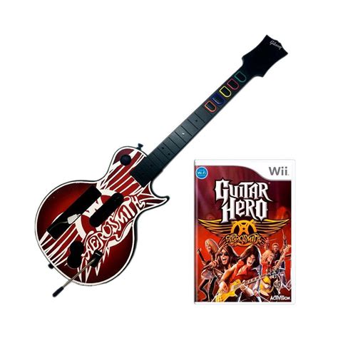 Usado Jogo Guitar Hero Aerosmith Guitarra Wii Em Promoção