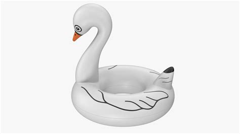 Swan Pool Float Swim Ring 3d Model Cgtrader